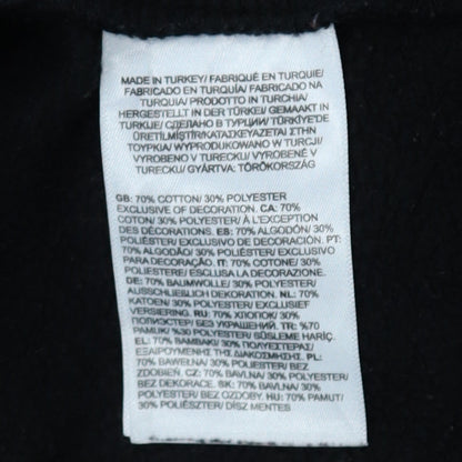 The North Face Womens Black L Sweatshirt Pullover Cotton Blend