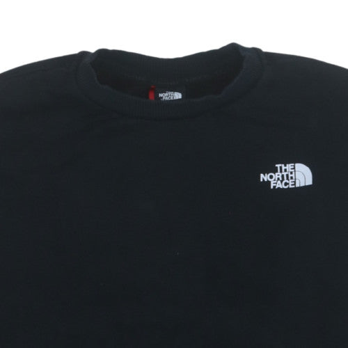 The North Face Womens Black L Sweatshirt Pullover Cotton Blend