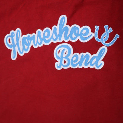 Russell Athletic Mens Red Graphic Horseshoe Bend T-Shirt XL