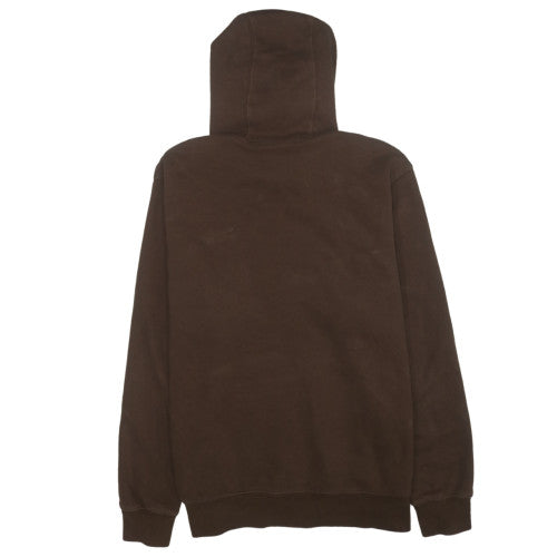 Nike Men's Brown Pullover Hoodie Size L Fleece Sweatshirt