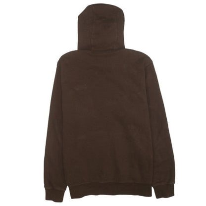 Nike Men's Brown Pullover Hoodie Size L Fleece Sweatshirt