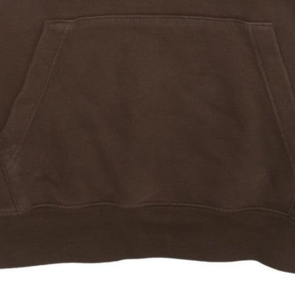 Nike Men's Brown Pullover Hoodie Size L Fleece Sweatshirt