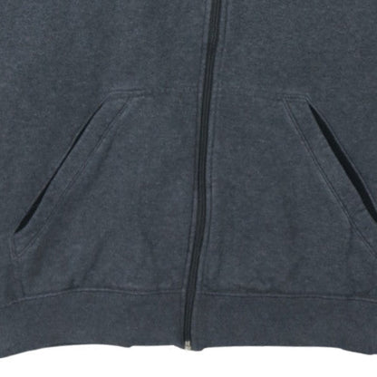 Nike Men's Grey XL Full Zip Hoodie Fleece Sweatshirt