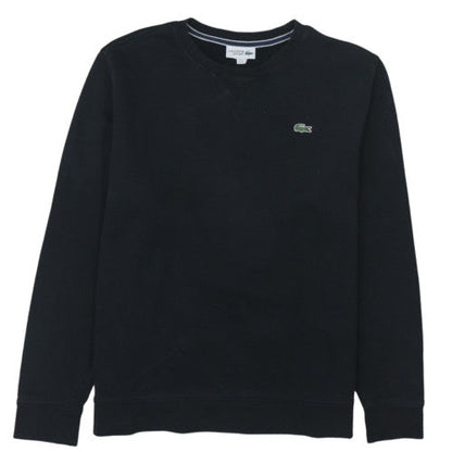 Lacoste Men's Black 3XL Crew Neck Pullover Sweatshirt