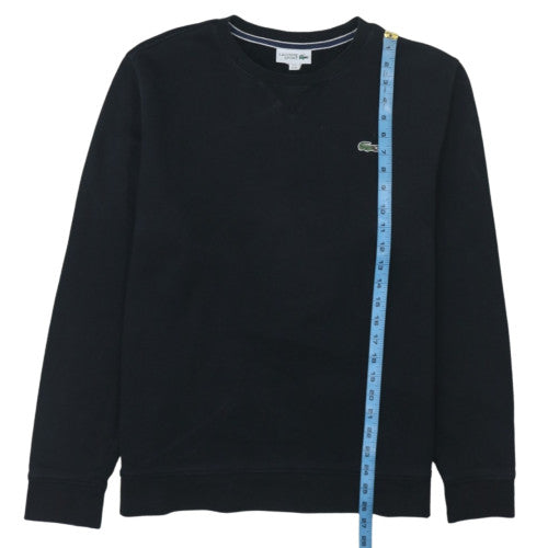 Lacoste Men's Black 3XL Crew Neck Pullover Sweatshirt