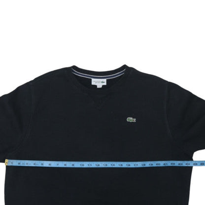 Lacoste Men's Black 3XL Crew Neck Pullover Sweatshirt