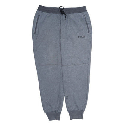 Columbia Men's Grey Jogger Sweatpants L Regular Fit Fleece Trousers