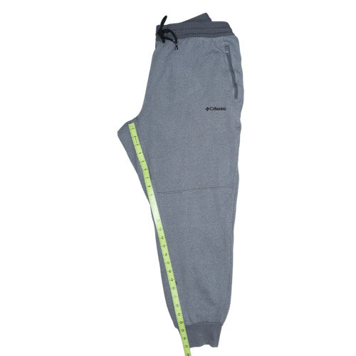 Columbia Men's Grey Jogger Sweatpants L Regular Fit Fleece Trousers
