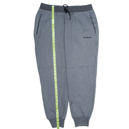 Columbia Men's Grey Jogger Sweatpants L Regular Fit Fleece Trousers