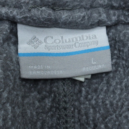 Columbia Men's Grey Jogger Sweatpants L Regular Fit Fleece Trousers
