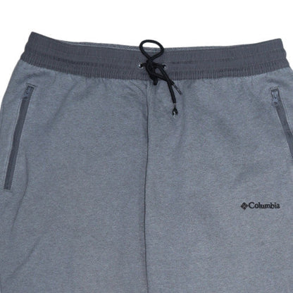 Columbia Men's Grey Jogger Sweatpants L Regular Fit Fleece Trousers