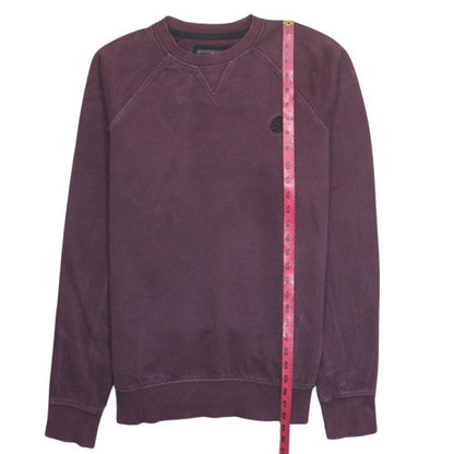 Timberland Men’s Purple Crew Neck Pullover Sweatshirt M Regular Fit