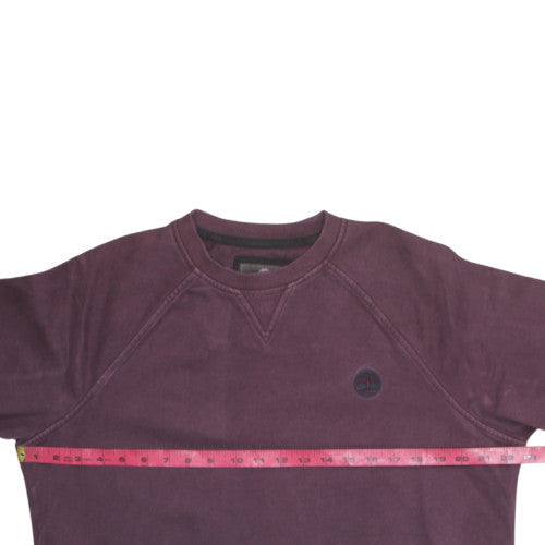 Timberland Men’s Purple Crew Neck Pullover Sweatshirt M Regular Fit