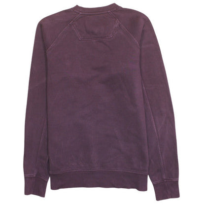 Timberland Men’s Purple Crew Neck Pullover Sweatshirt M Regular Fit