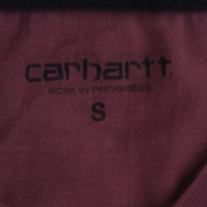 Carhartt Men Purple Cotton Crew Neck Short Sleeve T-Shirt Size S