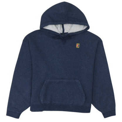 Nike Women’s Navy Pullover Hoodie M Loose Fit Fleece Sweatshirt