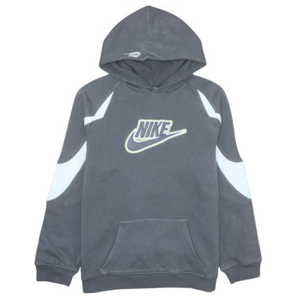 Nike Boys Grey XL Pullover Hoodie Sweatshirt with Logo Detail