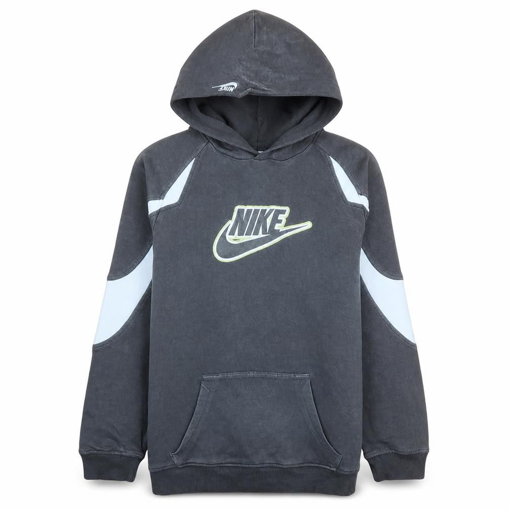 Nike Boys Grey XL Pullover Hoodie Sweatshirt with Logo Detail