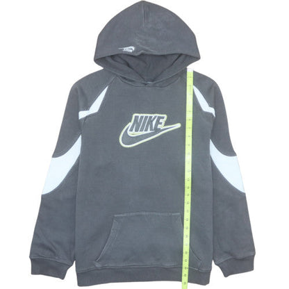 Nike Boys Grey XL Pullover Hoodie Sweatshirt with Logo Detail