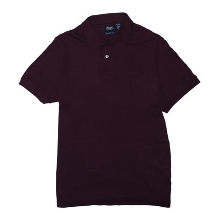 Chaps Men's Brown XL Slim Fit Short Sleeve Polo Shirt