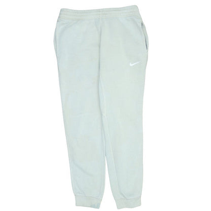 Nike Men Beige Fleece Jogger Trousers M Regular Fit