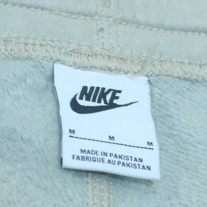 Nike Men Beige Fleece Jogger Trousers M Regular Fit