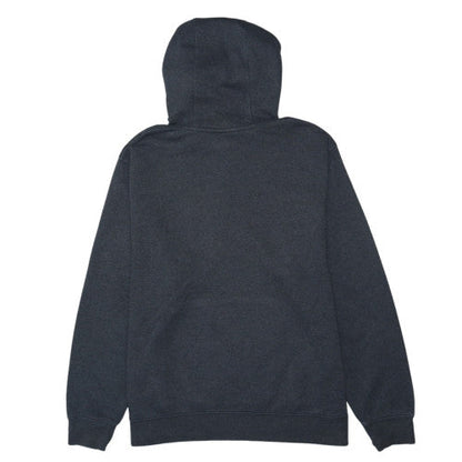 Nike Men's Grey XL Pullover Hoodie with Logo Pocket - Sportswear