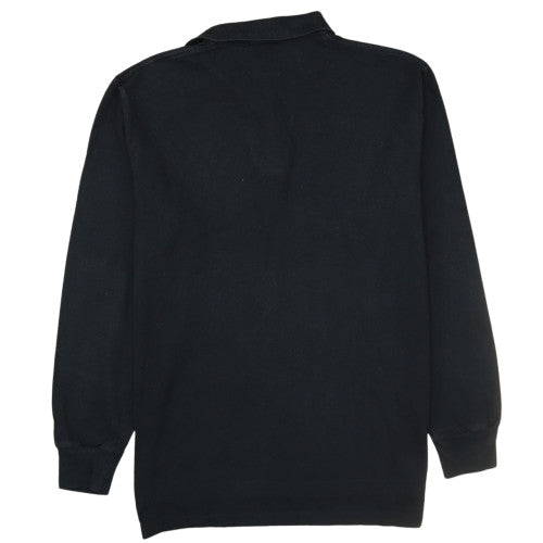 Ralph Lauren Men's Black Long Sleeve Polo Shirt Size M