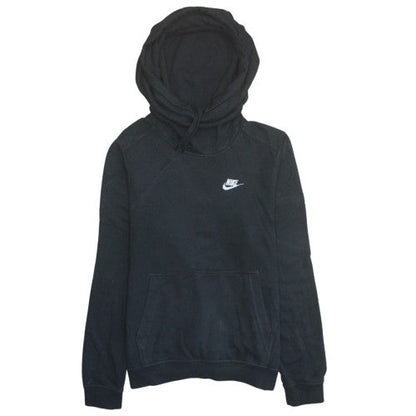 Nike Men's Black Pullover Hoodie M Logo Fleece Sweatshirt