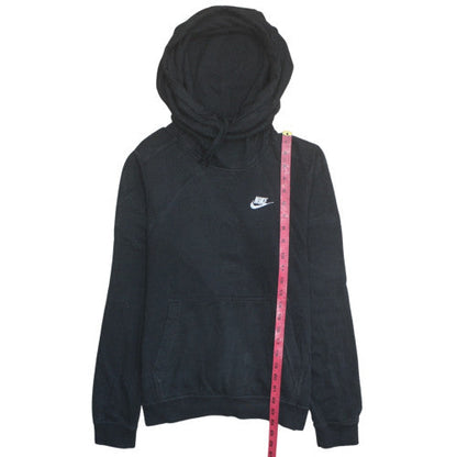 Nike Men's Black Pullover Hoodie M Logo Fleece Sweatshirt