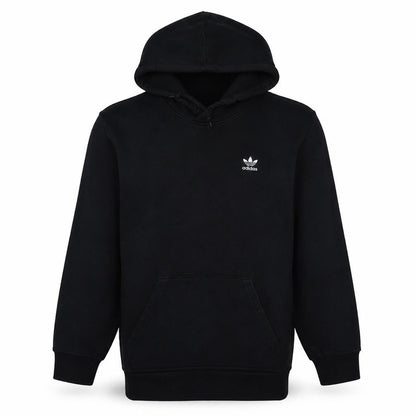 adidas Men Black Pullover Hoodie Regular Fit Size M Logo Fleece