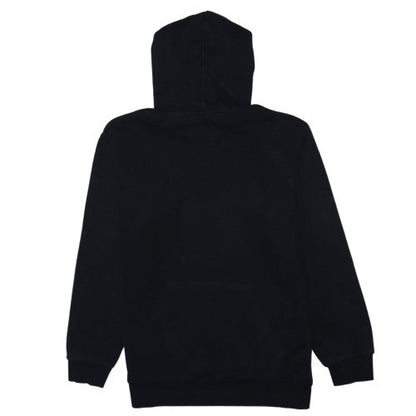 adidas Men Black Pullover Hoodie Regular Fit Size M Logo Fleece