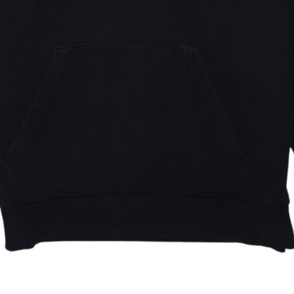 adidas Men Black Pullover Hoodie Regular Fit Size M Logo Fleece