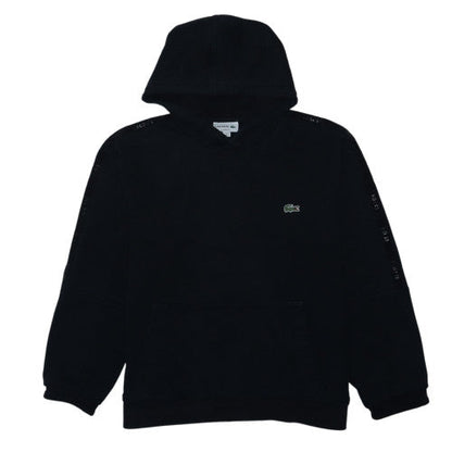 Lacoste Women’s Black Classic Fit Pullover Hoodie Size L