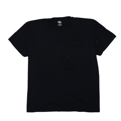 Dickies Mens Black 3XLT Cotton Crew Neck Short Sleeve T-Shirt