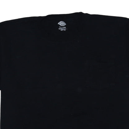 Dickies Mens Black 3XLT Cotton Crew Neck Short Sleeve T-Shirt