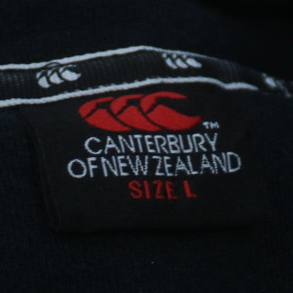 Canterbury Men Black Pullover Hoodie Size L Fleece Sportswear