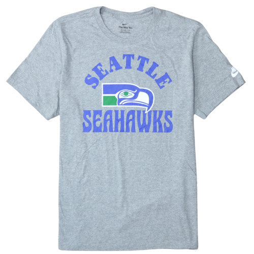 Nike Men's Grey Seattle Seahawks Graphic T-Shirt XL