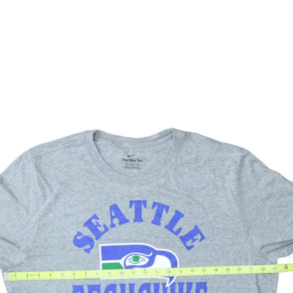 Nike Men's Grey Seattle Seahawks Graphic T-Shirt XL