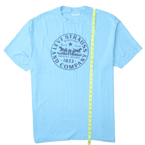 Levi's Men's Blue 2XL Graphic Logo Crew Neck T-Shirt