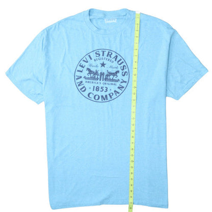 Levi's Men's Blue 2XL Graphic Logo Crew Neck T-Shirt
