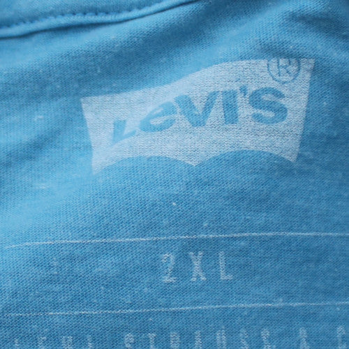 Levi's Men's Blue 2XL Graphic Logo Crew Neck T-Shirt
