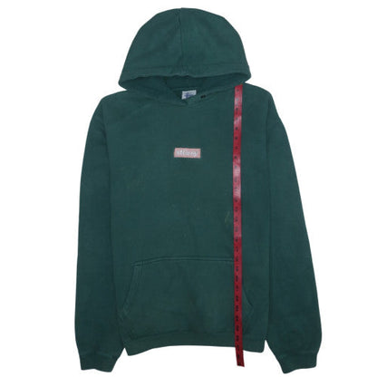 Stussy Men's Green Pullover Hoodie Size M Cotton Streetwear