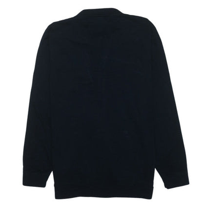 Hugo Boss Men's Black 2XL Track Jacket Full Zip Lightweight Cotton Blend