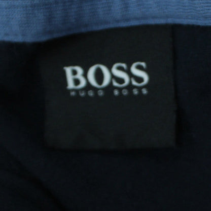 Hugo Boss Men's Black 2XL Track Jacket Full Zip Lightweight Cotton Blend