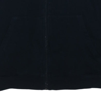 Hugo Boss Men's Black 2XL Track Jacket Full Zip Lightweight Cotton Blend