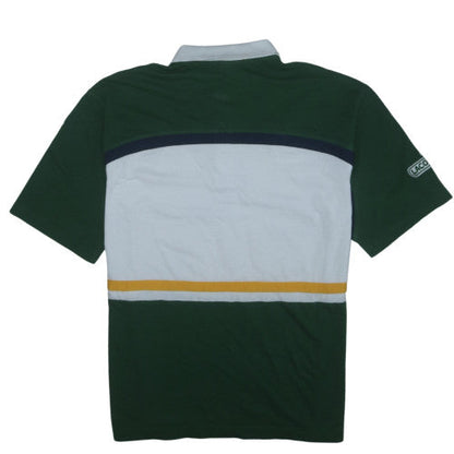 Lacoste Sport Men's Green Colourblock Polo Shirt Size L
