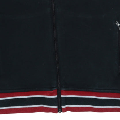 Ralph Lauren Men’s Black Varsity Track Jacket Size L Cotton Zip Up