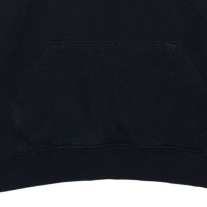 Nike Womens Black Pullover Hoodie Large Logo Print Sweatshirt