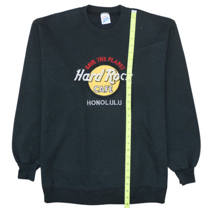 Jerzees Hard Rock Cafe Honolulu Black Men's XL Sweatshirt